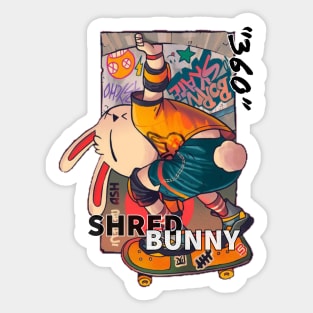 Skateboard bunny Sticker